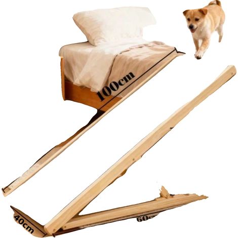 Rampa para mascotas, altura ajustable, construcción robusta, 100 cm (1/2)