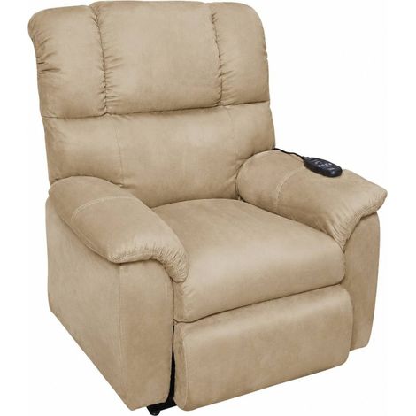 FAUTEUIL RELEVEUR ELECTRIQUE BEIGE SHANON (1/4)