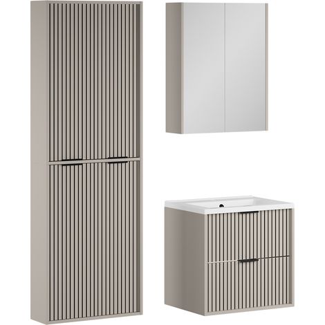 Conjunto de muebles de baño de 4 piezas Ruford, Cachemira, 4 partes, Vicco (1/5)