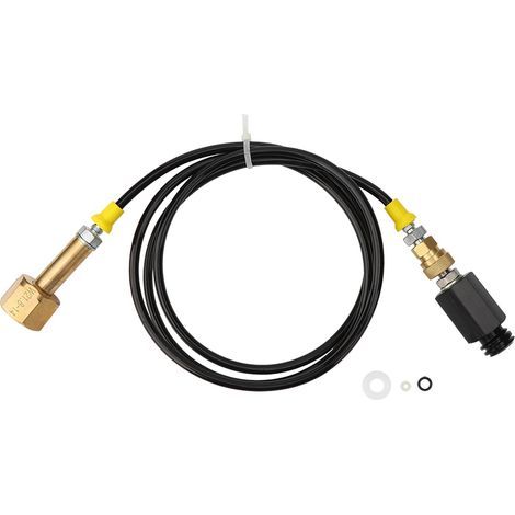 Kit adaptateur de tuyau externe fileté W21.8 pour machine à soda SodaStream (1/5)