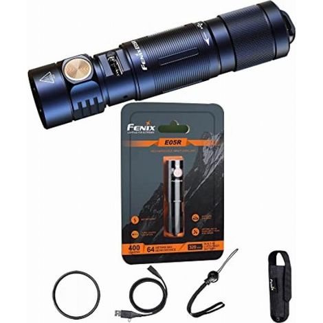 FENIX - E05 R - TORCIA TASCABILE 400 LUMEN (1/5)