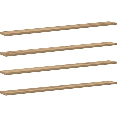 Maison Exclusive - Regalbrett 4 pcs Braun 100 x 10 x 1,5 cm Holzw