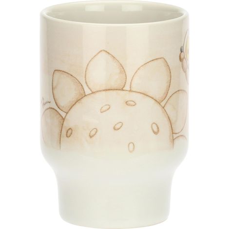 THUN, Portaspazzolino in Gres, Linea Elegance, Idea Regalo per la Casa, 8 x 8 x 11 cm