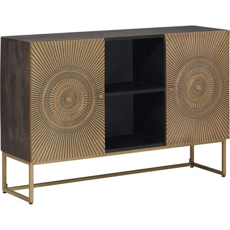 Sideboard Brass 105 x 30 x 70 cm vidaXL