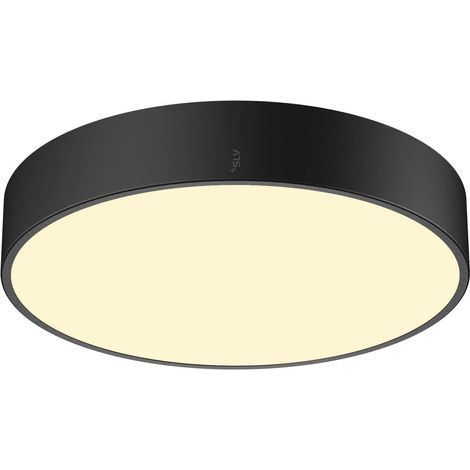 Plafoniera SLV Medo PRO 19 W 2650 lm 4000 K IP50 nero 1007298 Ø 38 cm dimmerabile per soggiorno (1/5)