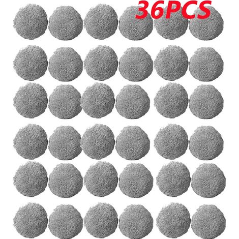 (36 pièces) Accessoires pour robot nettoyeur de vitres Purerobo W-R3S : balais ronds universels, chiffons de nettoyage, pièces pour aspirateur Hobot 168 et 188. (1/4)