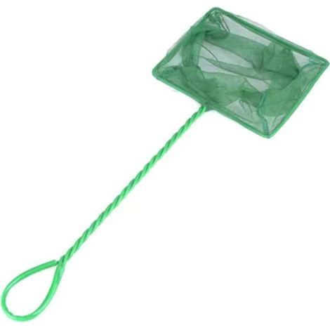 Fischernetz, feines Nylonnetz, ergonomischer Griff, für Aquarium und Terrarium (1/2)