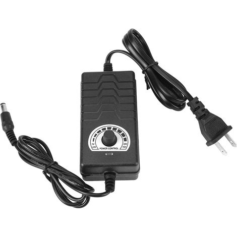 Universal AC/DC Power Supply Adapter 1‑24V 2A For Motor Speed Controller US Plug 100-240V
