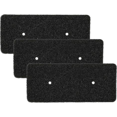vhbw 3x Schaumfilter Ersatz für Samsung DV-F500A, DC62-00376A für Wäschetrockner