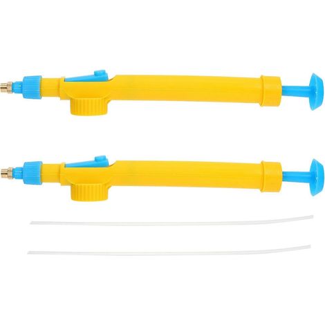 Yellow Watering Bottle Sprayer with Ergonomic Handle for Garden Use ABS and Copper Material 2pcs (1/5)