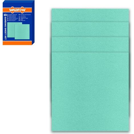 WADFOW Schleifpapier-Set, 30 Stück, 145x114 mm, Körnungen P40 bis P180 (1/3)