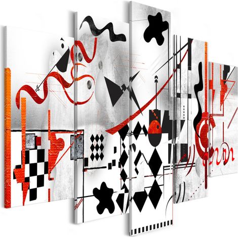 Tableau Imprimé 5 Panneaux "Maze Wide" 50 x 100 cm (1/2)