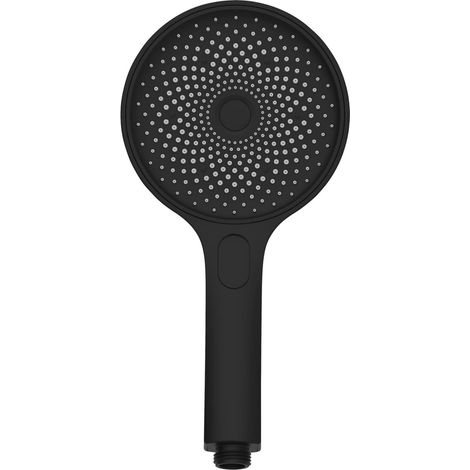 Handbrause schwarz SOFTWATER, Ø 13 cm, Wenko (1/5)