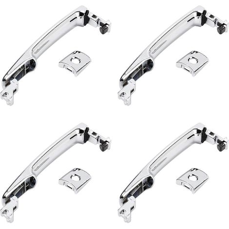 4 manijas de puerta exteriores con cerradura para Infiniti FX35 FX45 Nissan Murano Rogue 82646-CA000 80640-CA012 Lado delantero izquierdo (1/5)