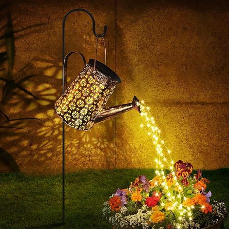 Éclairage solaire de jardin - Éclairage LED - Alimentation solaire autonome / Étanchéité IP65 - 1 pièce - Blanc chaud (1/5)