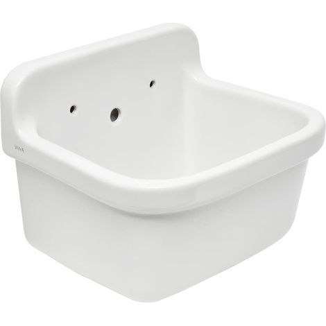 VitrA bec suspendu sans grille 43x37x26,5 cm blanc 6109-003-0012 (1/5)