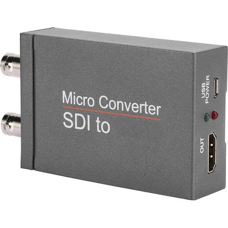 Convertisseur Mini HD SDI vers HD/3G-SDI prenant en charge les signaux de sortie en boucle locale 1080p (1/5)