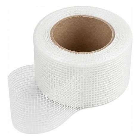 Inferramenta ruban adhe'sif en fibre de verre pour renforcement des joints 50 mm x 45 m pour plaques de platre adapte' aux angles et comme support anti-fissuration