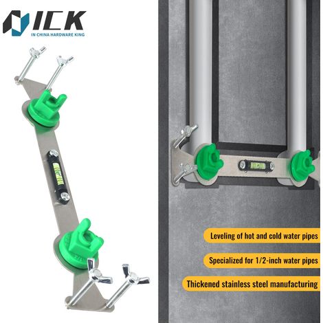 Niveleur de tuyau d'eau, support de montage pour mitigeur, positionneur de pommeau de douche 1/4 point, support double