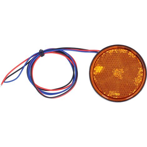 12V 24 LED Feu Arrière Stop Frein Remplacement pour Moto Camionnette Camping-car Ambre (1/5)