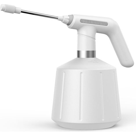 Arrosoir de jardin blanc cassé avec buse réglable et pulvérisateur stérilisé (2,0 litres) (1/4)