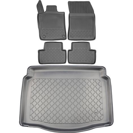 DS4 DS4 Hatchback a partir de 2021 SET - alfombrillas para coche + alfombrilla para maletero