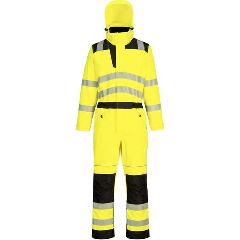 Buzo Rain Impermeable de Alta Visibilidad PW3 - Amarillo Negro - Talla XXL
