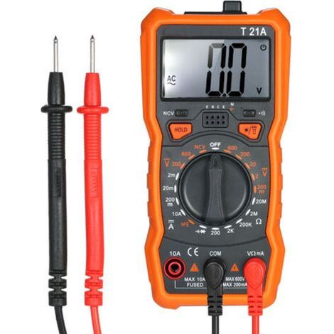 Multimètre Numérique 2000 Compte avec NCV. Testeur Electrique Professionnel. Multimètre Digital. Voltmètre de Poche. Mesure la Tension AC/DC. le Courant DC. la Résistance. la Continuité. la Diode (1/4)