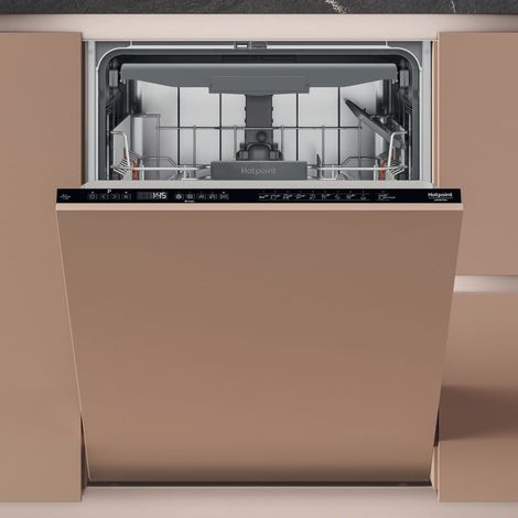 Hotpoint HA6IB16B2M6L0 Lavastoviglie Incasso 16 coperti Classe B 38 dB ActiveDry Aquastop (82x59,8x55,5 cm) colore Nero