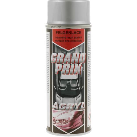 VERNIS POUR JANTES ARGENT AEROSOL 400ML GRAND PRIX
