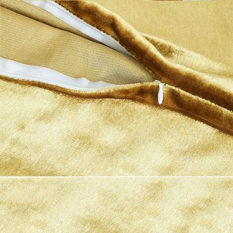 Lot de 2 Housses de coussin,Velours,45,7 x 45,7 cm,Fermeture éclair invisible,Canapé-lit (1/4)