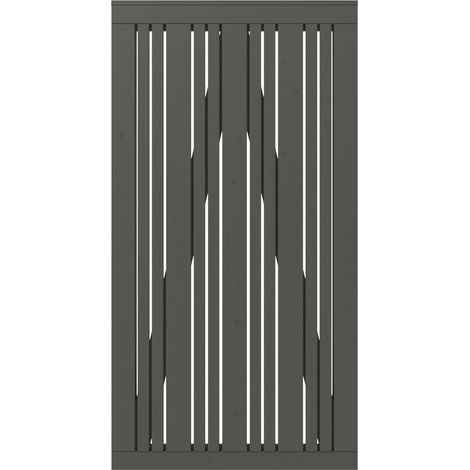 Plus Einzeltor Tangent inkl. Beschläge 95 x 180 cm umbragrau fungizidbehandelt (1/2)