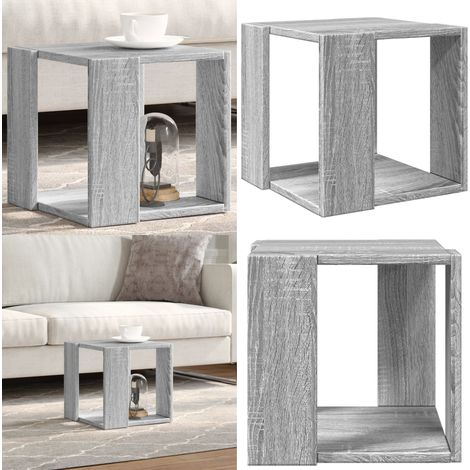Couchtisch Grau Sonoma-Eiche 32x32x30 cm Holzwerkstoff - Couchtisch Grau Sonoma - Couchtisch mit Stauraum (1/5)