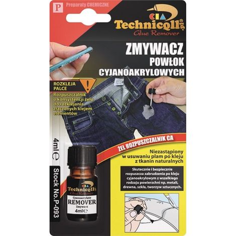 DISSOLVANT POUR REVÊTEMENT CYANOACRYLATE 4ML - TQ P-093