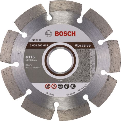 Bosch Diamanttrennscheibe Standard for Abrasive 115x22,23x6x7 mm 2608602615