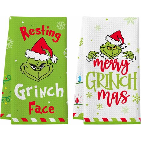 pactorchoGrinNo – decoraciónbut – toalla navideña – regalo para hombres/mujeres