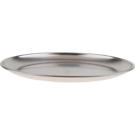 Plateaux en acier inoxydable, plateau de rangement pour cosmétiques, organisateur de bijoux, plateau pour bagues et colliers, plateau à bijoux décoratif pour la maison-17cm (1/5)
