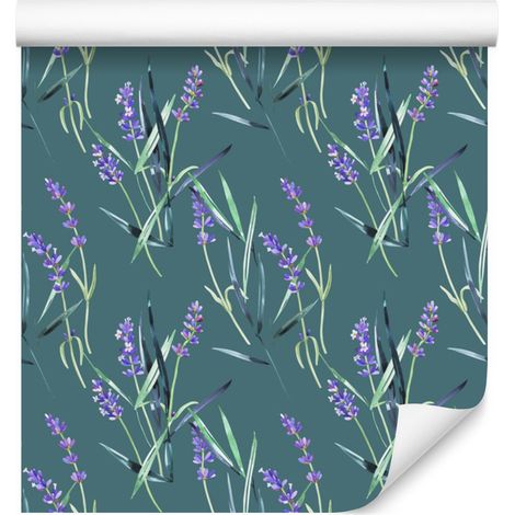 Carta da parati color lavanda per soggiorno e camera da letto, 50x1000 cm (1/5)