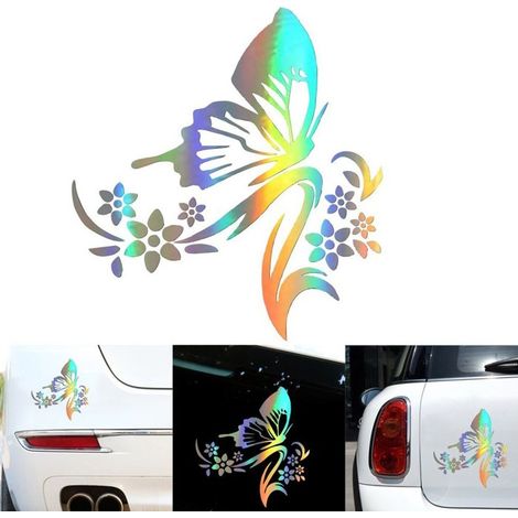 Voiture distributeur automatique de billets Creative Butterfly Flower distributeur automatique de billets protection