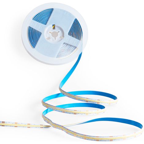 Tira LED COB Dual White - 24V DC - 14W/m - 8mm - 600 LED/m -