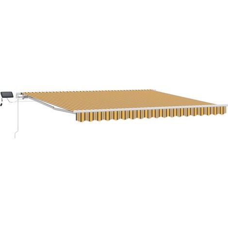 Maison Exclusive - Tenda Retrattile Multicolore 400 × 300 cm Tessuto e acciaio