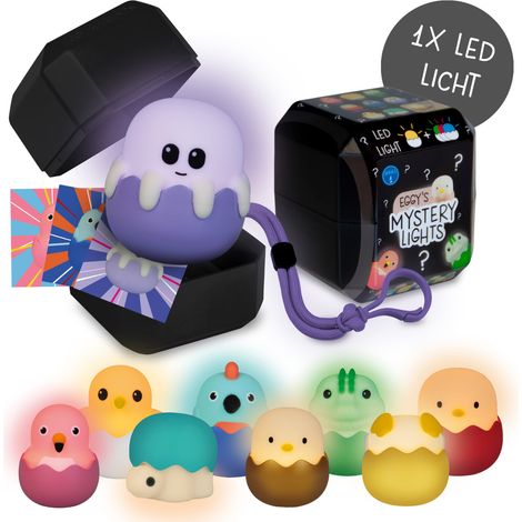 MegaLight Mini Lichter Eggy´s Mystery Lights Dimmbar mit Akku 9-fach Sortiert (1/3)