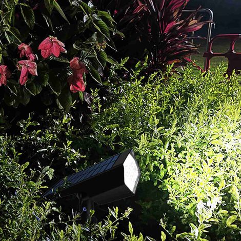 Solaire projecteur gazon extérieur terrasse paysage pelouse lampadaire jardin villa éclairage applique murale (1/4)