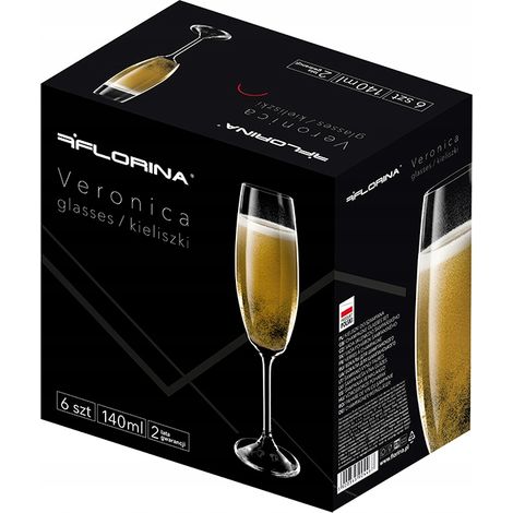 Bicchieri da champagne Veronica 140 ml, 6 pezzi - KRO