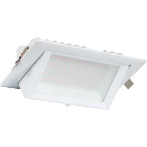 LED Downlight Einbaustrahler Schwenkbar Rechteckig 48W SAMSUNG 130lm/W LIFUD 4000K Neutralweiß