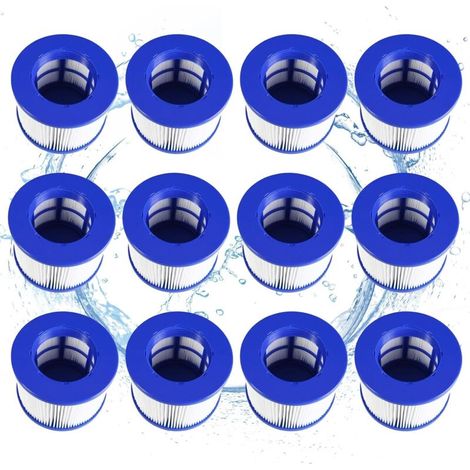 Filtre Spa Infinite a Visser. Cartouche filtrante pour Clever Spa. Cartouche Filtrante pour Spa Gonflable. Filtre 75 x 100 mm. Filtre Spa lumix. pour Cosy Spa (12 pièces) (1/5)