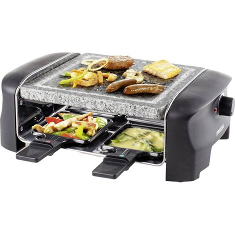 Princess 162810 Appareil à raclette 4 poêlons noir (1/4)
