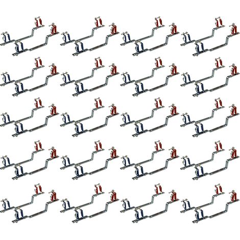 20 paires de Supports réglables pour collecteurs 1/2" (15/21) - 3/4" (20/27) - 1'' (26/34) - Arcanaute (1/2)