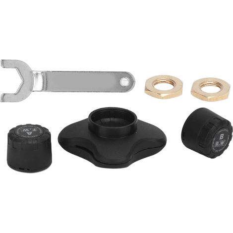 Kit de capteurs externes intégrés Bluetooth pour la surveillance de la pression des pneus de motos, véhicules électriques et vélos (version 1.03.5) (1/5)