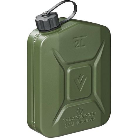 Kanister 2l metall grun un gepruft